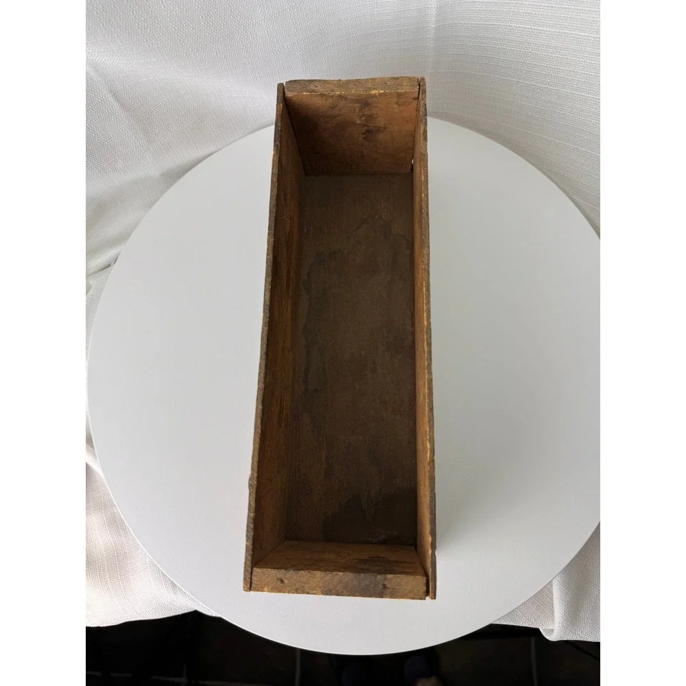 Vintage Fairmont's 5 LB Process Cheese Wooden Box American Cheese Advertising